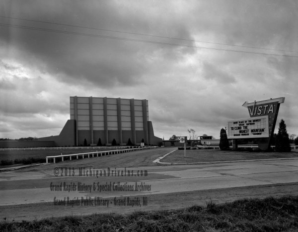 Vista Drive-In Theatre - From Grand Rapids Library